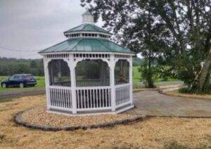 image of our display pergola outdoor structure